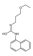 1-(3-ethoxypropyl)-3-naphthalen-1-ylurea结构式