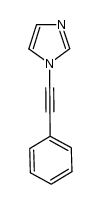 1-(2-phenylethynyl)-1H-imidazole Structure