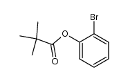 2-bromo-1-pivaloyloxybenzene Structure