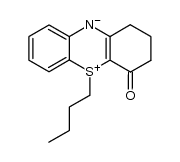 5-butyl-4-oxo-2,3,4,5-tetrahydro-1H-phenothiazin-5-ium-10-ide结构式