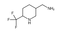 5-(AMINOMETHYL)-2-(TRIFLUOROMETHYL)PIPERIDINE structure