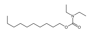 decyl N,N-diethylcarbamate结构式