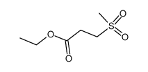 3-methanesulfonyl-propionic acid ethyl ester结构式