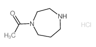 1-(1,4-diazepan-1-yl)ethanone,hydrochloride结构式