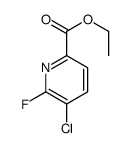 ethyl 5-chloro-6-fluoropyridine-2-carboxylate结构式