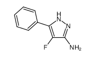 3-amino-4-fluoro-5-phenyl-1H-pyrazole结构式