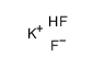 potassium hydrogen difluoride Structure