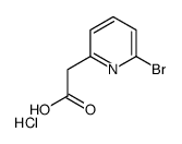 2-(6-BroMopyridin-2-yl)aceticacidhydrochloride Structure