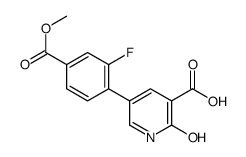 5-(2-fluoro-4-methoxycarbonylphenyl)-2-oxo-1H-pyridine-3-carboxylic acid Structure