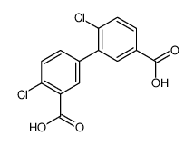 5-(5-carboxy-2-chlorophenyl)-2-chlorobenzoic acid结构式