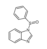 N-benzenesulfinyl benzimidazole Structure