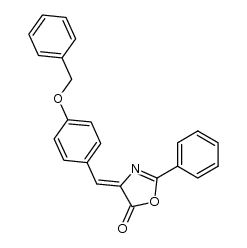 4-[4-(Benzyloxy)benzylidene]-2-phenyloxazol-5(4H)-one Structure