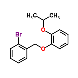 1-Bromo-2-[(2-isopropoxyphenoxy)methyl]benzene structure