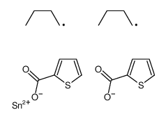 [dibutyl(thiophene-2-carbonyloxy)stannyl] thiophene-2-carboxylate Structure