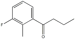 1-(3-fluoro-2-methylphenyl)butan-1-one结构式