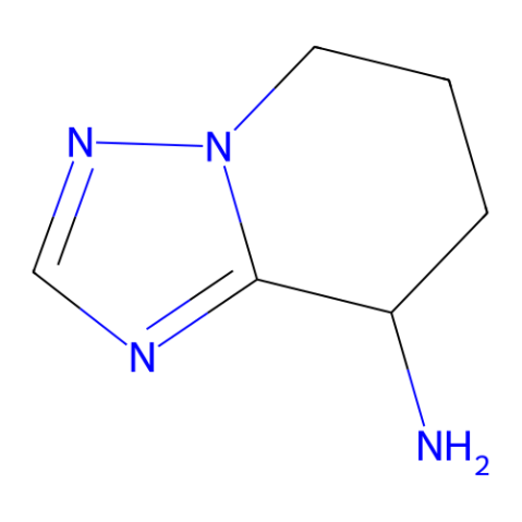 5,6,7,8-tetrahydro-[1,2,4]triazolo[1,5-a]pyridin-8-amine结构式