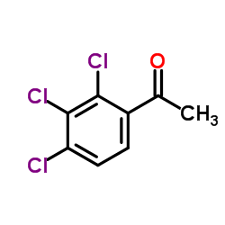 2′,3′,4′-Trichloroacetophenone Structure