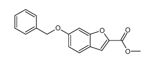 6-benzyloxy-benzofuran-2-carboxylic acid methyl ester Structure