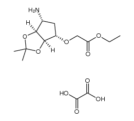 2-(((3aR,4S,6R,6aS)-6-氨基-2,2-二甲基四氢-3aH-环戊二烯并[d][1,3]二氧杂环戊烯-4-基)氧基)乙酸酯草酸盐图片