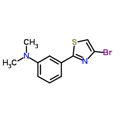 3-(4-Bromothiazol-2-Yl)-N,N-Dimethylaniline structure