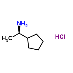 (R)-1-环戊基-1-胺盐酸盐结构式