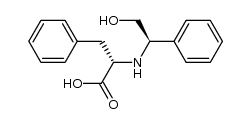 (S)-2-[(R)-2-hydroxy-1-phenylethylamino]-3-phenylpropanoic acid结构式