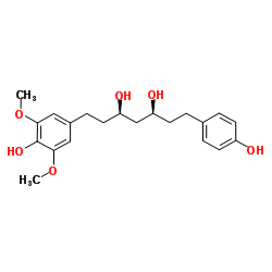 (3R,5S)-REL-1-(4-羟基-3,5-二甲氧基苯基)-7-(4-羟基苯基)-3,5-庚二醇图片