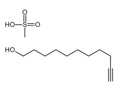 methanesulfonic acid,undec-10-yn-1-ol Structure