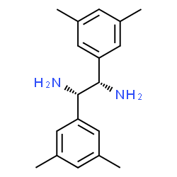 (1S,2S)-1,2-bis(3,5-dimethylphenyl)ethane-1,2-diamine Structure