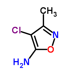 5-Amino-4-chloro-3-methylisoxazole structure