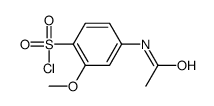 4-acetamido-2-methoxybenzenesulfonyl chloride Structure