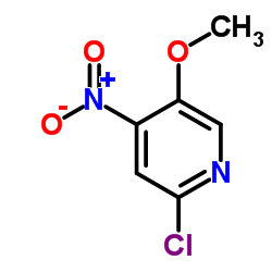 2-Chloro-5-methoxy-4-nitropyridine structure