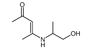 4-(1-hydroxypropan-2-ylamino)pent-3-en-2-one Structure