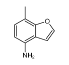 7-甲基-4-氨基苯并呋喃结构式