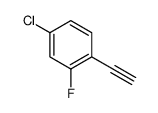 BENZENE, 4-CHLORO-1-ETHYNYL-2-FLUORO- structure