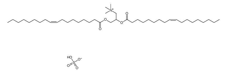 N-(2,3-dioleoyloxy-1-propyl)trimethylammonium methyl sulfate Structure