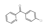 2-(4-氯苯甲酰基)吡啶结构式