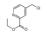 ethyl 4-(chloromethyl)pyridine-2-carboxylate结构式