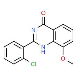 4(1H)-Quinazolinone,2-(2-chlorophenyl)-8-methoxy- (9CI) Structure