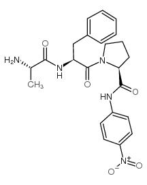 H-Ala-Phe-Pro-pNA结构式