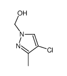 (4-chloro-3-methylpyrazol-1-yl)methanol Structure