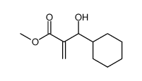 methyl 3-cyclohexyl-3-hydroxy-2-methylenepentanoate结构式