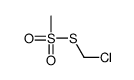 chloro(methylsulfonylsulfanyl)methane结构式