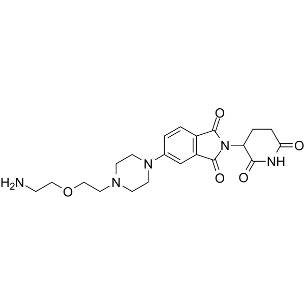 Thalidomide-Piperazine-PEG1-NH2图片