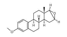 16β,17β-Epoxy-oestra-1,3,5(10)-trien-3-methylether结构式