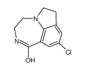 9-chloro-3,4,6,7-tetrahydro-2H-[1,4]diazepino[6,7,1-hi]indol-1-one Structure