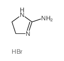 1H-Imidazol-2-amine,4,5-dihydro-, hydrobromide (1:1) Structure