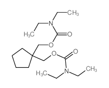 Carbamic acid,diethyl-, cyclopentylidenedimethylene ester (8CI) structure