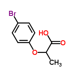 2-(4-Bromophenoxy)propanoic acid structure