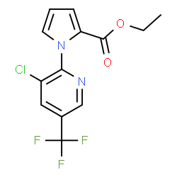 Ethyl 1-[3-chloro-5-(trifluoromethyl)-2-pyridinyl]-1H-pyrrole-2-carboxylate Structure